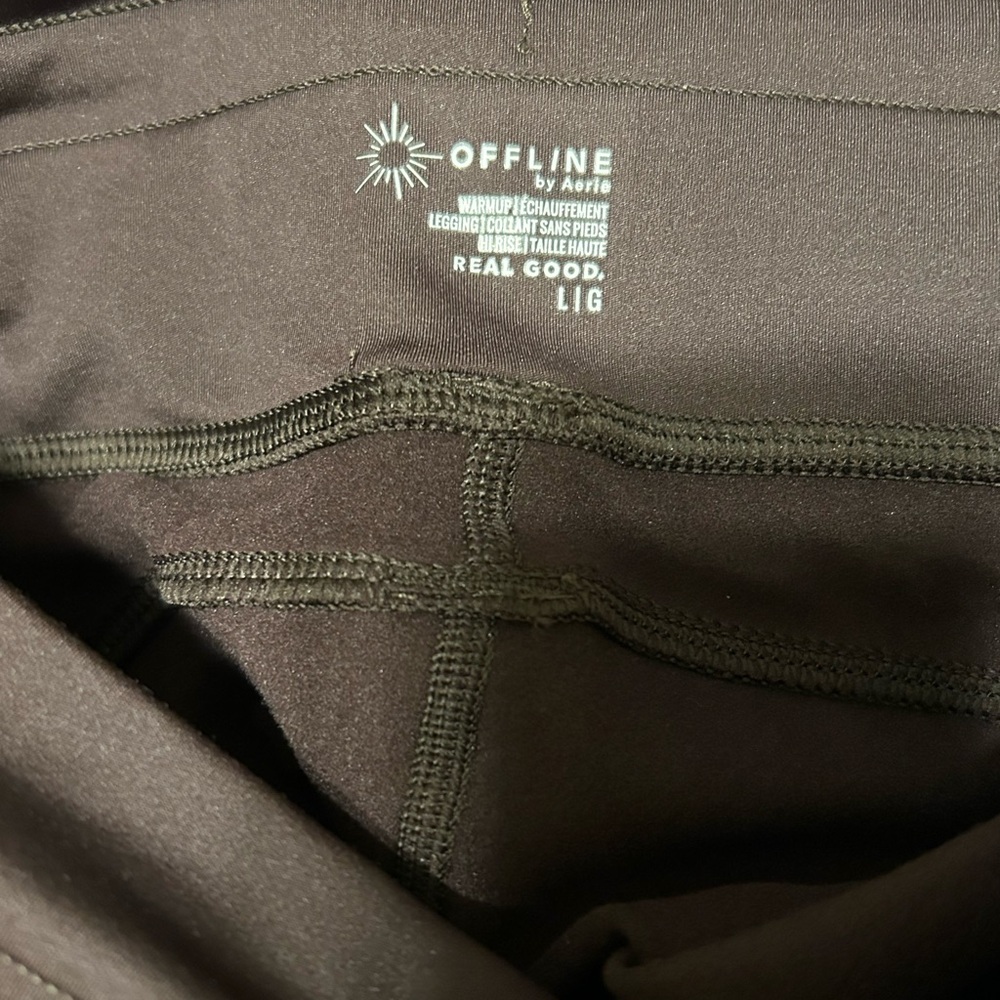 NWT OFFLINE High rise warm up jogger leggings - Picture 3 of 8